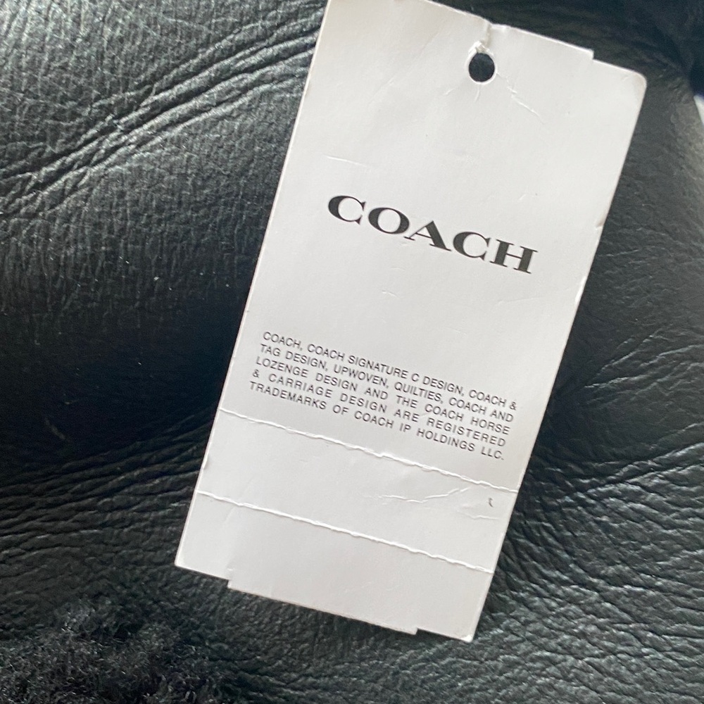 NWT Coach Leather Shearling Reversible Vest Sz S  $1,198 FIRM 😳 GOING GONE - Picture 7 of 8